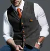 Chaleco a cuadros de primavera y otoño para hombre, estilo delgado, ajuste slim, europeo y americano, transfronterizo, en stock para entrega rápida