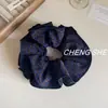 Goma para el pelo de cuatro capas Maillard Serie Otoño Oscuro con Bordes Dobladillos para Peinados de Moño, Accesorio de Goma para el Pelo Versátil y a la Moda
