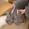 Nuevas Pantuflas Planas de Felpa con Lunares 2026 para Mujer, Pantuflas Suaves Antiderrapantes para Interior del Hogar, Estilo Persona Perezosa, Cómodas Casuales para Usar al Aire Libre