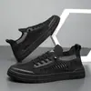 Zapatos de Hombre Estilo Nuevo Primavera y Verano Zapatos Casuales Transpirables Zapatos Deportivos para Exteriores de Malla Fina para Hombre Tenis sin Cordones para Hombre