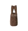 Bolso tipo Baguette de Cachemira RPET Bolso de Axila de Gamuza RPET Bolso de Mano de Felpa Reciclada Fábrica de Personalización
