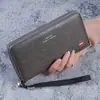 Carteira Masculina Modelo Novo 2026 Transfronteiriça com Múltiplos Porta-Cartões, Carteira Longa Casual, Bolsa de Mão de Grande Capacidade, Porta-Celular e Porta-Moedas
