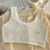 Ropa interior de verano para niñas en período de desarrollo, chalecos acolchados de algodón para estudiantes de primaria, niñas de 8 a 11 años, ropa interior para adolescentes de 15 años, chalecos de etapa uno