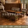 Sofá de Tela, de Dos Plazas, de Tres Plazas, Madera Maciza, Apartamento Pequeño, Sala de Estar, Hotel, Casa de Huéspedes, Alquiler, Vintage, Estilo Mid-Century