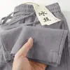 Pantalones Casuales de Color Sólido Finos de Verano de Nuevo Estilo Transfronterizos para Hombre, Pantalones Largos Sueltos de Seda de Hielo Transpirables para Hombre