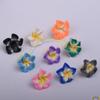 Pulsera de cerámica suave de plumeria de 15 mm con forma de rosa, accesorios de joyería hechos a mano, venta al por mayor, al azar