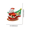 Conjunto de Balões de Natal Transfronteiriço 12 polegadas Balões de Látex Estampados de Natal Caixa de Presente de Natal Balões de Folha de Alumínio para Carro de Viagem