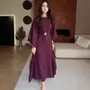 Vestido de Color Sólido de Longitud a la Cintura con Diseño de Mujer Transfronterizo Europeo y Americano Nuevo Otoño 2025 Amazon