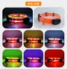 Collar LED Iluminado Mejorado con Siete Modos de Luz de Colores, Recargable, Iluminado por la Noche, Collar para Perro