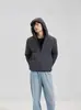 Chaqueta Casual Acolchada de Algodón para Hombre Otoño e Invierno 2025, Ligera y Cálida, Abrigo con Capucha y Cierre de Cremallera de Algodón y Seda