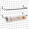 Gancho para Tablero Perforado Estante para Toallas de Papel Herramienta Metal Estante de Cocina Ferretería Gancho de Hierro Accesorios Mayoreo