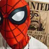 Adereço de Cabeça do Homem-Aranha para Halloween Estilo Igual Douyin Máscara Divertida de Escultura de Areia Rosto Inteiro Crianças Adulto Máscara Escultura de Areia Atacado