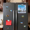 Imán de Refrigerador de Vidrio Paisaje de Linyi Montaña Yimeng Cuerpo de Montaña Escultura Gigante Pico de Roca Gigante Forma del Terreno Souvenir Cultural y Creativo Regalo Magnético