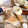 Botas de Nieve de Suela Gruesa para Mujer 2026 Nuevas de Invierno con Felpa Gruesa Cálidas Piel y Piel Sintética Integradas Botas Cortas Uso Bidireccional Botas de Algodón del Noreste