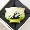 Oso Querido Taza Pequeña de Té Floral Taza de Anfitrión de Cerámica Taza de Té Personal de Gama Alta Set de Té Kung Fu Taza de Té para el Hogar