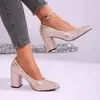 Zapatos de Tacón Alto para Mujer, Estilo Slip-On, Punta Fina, Boca Baja, Tacón Grueso, Nuevos para Otoño 2025, Venta Directa de Fábrica, Comercio Exterior Transfronterizo