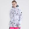Ropa de Esquí Smining Estilo Coreano para Mujer, Cortavientos, Impermeable, Transpirable, Engrosada y Cálida, Ropa de Esquí para Mujer Doble Snowboard del Pueblo Nevado del Noreste