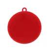 Cepillo Multifuncional de Silicona para Lavar Platos, No Absorbente de Aceite, Cepillo Doméstico Específico para Cocina con Agujero para Colgar, Cepillo Redondo de Colores para Lavar Platos