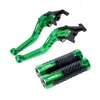 Palancas Cortas Modificadas de Freno y Embrague Manillar con Puños para Yamaha FZ1/S/N FAZER FZ6