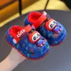 Armazém Jieyang - Pantufas Infantis de Algodão Panda, Pantufas Fofas de Inverno para Bebês, Meninos e Meninas, Pelúcia, Quentes, com Solado Grosso e Antiderrapante para Uso Interno