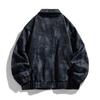 Jaqueta Casaco Masculina Plus Size Tendência Nova Primavera e Outono 2025 Estampa Tie-Dye Solta Casual da Marca