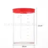 Frasco de Vidrio para Fermentación de Masa Madre Casero con Báscula Plato de Cultivo de Levadura Suministros para Hornear Pan Frasco Sellado Botella para Porcionar