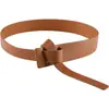Amazon Moda Femenina Vestido Cinturón de Mujer Jeans Cinturón de Cuero PU Cuero de Vaca Cinturón Sin Hebilla Sello de Cintura