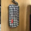 Bolsa para lápices de doble capa de tela Oxford de alta calidad y resistente a las manchas para papelería, bolsa para lápices de estudiante de primaria, almacenamiento simple, logotipo impreso