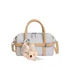 Elegante Bolso Boston para Viajes Diarios para Mujer 2026 Nuevo Bolso de Mano Texturizado de Verano Bolso Bandolera Cruzado Tipo Almohada