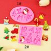 Decoração de Enfeite de Natal Meias de Natal Acessórios de Decoração para Árvore de Natal Caixa de Presente Forma Criativa para Assar
