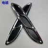 Adesivo Decorativo de Saída de Ar para Modificação de Carro, Saída de Ar Imitando Brânquia de Tubarão, Adesivo Decorativo para Capô, Saída de Ar Falsa, Adesivo de Saída de Ar Lateral