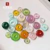 Colgante Hebilla de Paz de Ágata Multicolor Jadeíta Hebilla de Paz de Ágata Blanca Jadeíta Colgante de Jadeíta Joyería DIY