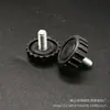 Altura de pie ajustable 6 mm pie ajustable herraje para muebles pie ajustable pad para mesa y silla pie lineal tornillo de PVC pie ajustable