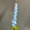 Flores Artificiais Azuis para Casamento Flores Falsas de Teto Decoração de Casamento Parede de Flores Arranjo de Flores de Chão para Casamento Materiais para Arranjo de Flores de Seda