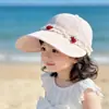 Sombrero para Bebé Niña, Estilo Delgado de Primavera y Otoño, Sombrero de Sol de Ala Ancha, Gorra Linda y Dulce para Salidas de Verano de Niños, Moderno