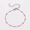 Aml Moda Más Vendido Cadena en Forma de O Multicolor Chapada en Oro de 18 Quilates Acero Inoxidable 304 Pulsera Exquisita para Mujeres