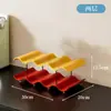 Estante de almacenamiento para tazas de agua para uso doméstico, portavasos aislante de múltiples capas que ahorra espacio para gabinete de sala de estar, estante de almacenamiento de escritorio de gran capacidad