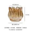 Uma Variedade de Copos de Vidro Transparentes Criativos para Velas de Aromaterapia Sem Fogo, Copo de Vidro para Velas de Aromaterapia DIY, Castiçal