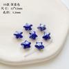Estrella de cinco puntas brillante cuentas de cerámica hechas a mano cuentas sueltas paquete de materiales para accesorios de joyería DIY pendientes pulsera collar