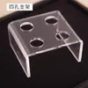 Molde de silicona casero para labiales diy 12.1mm molde simple de silicona agujero único soporte de cuatro agujeros anillo de aluminio pelador