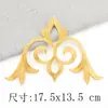 Pegatinas de Tela Bordada con Patrón Dorado y Plateado, Vestidos Antiguos, Nubes Propicias, Óperas, Varios Estilos de Piezas Bordadas, Pegatinas Decorativas de Parche, Accesorios DIY, Flores Calientes