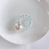 Celebridad de Internet coreana, sirena Ji, línea telefónica, anillo para el cabello, chica sencilla, láser, sin dejar rastro, banda de goma para el cabello, cuerda para la cabeza