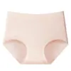 Ropa interior para niñas de 10 A, antibacteriana, nuevo estilo, sensación de segunda piel, sin costuras, ligera, cómoda, entrepierna extendida, bragas de algodón tipo triángulo, color liso