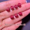 Arena Púrpura Dorada de Alto Contenido Natural Bermellón Rojo Carácter de la Fortuna Candado Ruyi Doble Felicidad Cuentas Sueltas Pulsera de Bermellón Accesorios DIY Venta al por Mayor