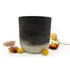 Taza Cerámica Negra y Blanca con Gradiente Rellena de Cera Estilo Moderno Japonés Adornos para Decoración del Hogar Taza de Cera para Aromaterapia