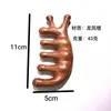 Peine Masajeador de Sándalo Natural Dragón y Fénix, Peine de Relajación Corporal Completa, Adecuado para Atracciones Turísticas, Uso en Casa, Unisex, Lote Mixto, Se Puede Grabar