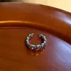 Anel de Resina Irregular Único de Minoria Abertura Fria Exibição Abertura Galvanoplastia de Cobre Combinando Versátil Anel para Dedo Anel Feminino