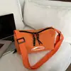 Bolsa Ins Coreana para Estudante Universitário Feminina Nova Tendência 2025 Moda Bolsa Transversal Feminina Nicho Versátil Bolsa de Ombro Feminina
