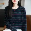 Cardigan Tricô Jacquard Ilha Francesa Transfronteiriço Feminino Jaqueta Curta Suéter 2026 Novo Tricô Fino Outerwear Fino Pequeno Top