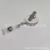 Clipe Jacaré Retrátil para Crachá Retrátil Rotativo para Crachá Cartão de Identificação Rotativo Metal Retrátil para Crachá